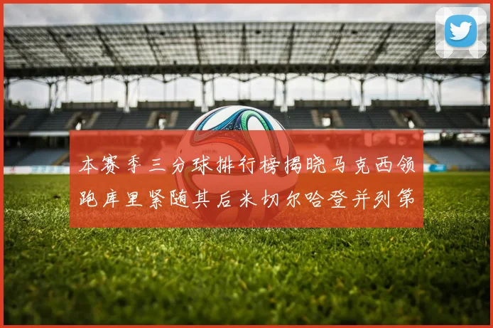 本赛季三分球排行榜揭晓马克西领跑库里紧随其后米切尔哈登并列第四